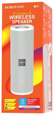 Bluetooth колонка Borofone BR1 Beyond sportive IPX5 TWS V5.0 серый Bluetooth колонка Borofone BR1 Beyond sportive IPX5 TWS V5.0 серый