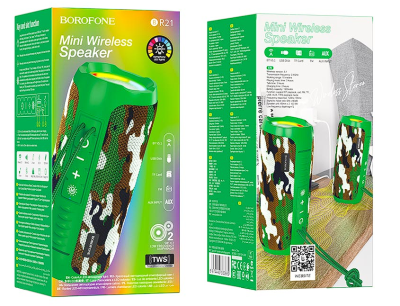 Bluetooth колонка Borofone BR Military хаки Bluetooth колонка Borofone BR21 хаки