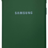 Накладка для Samsung Galaxy S10 Silicone cover без логотипа зеленая