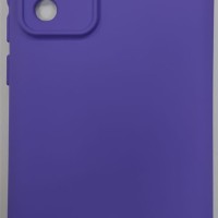Накладка для Xiaomi Redmi 12X силикон матовый фиолетовый