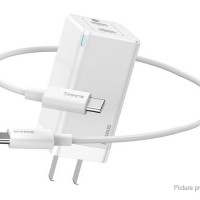 Сетевое зар. устр. Baseus GaN Mini Quick Charger 2C 45W (CCGAN-M02) белое