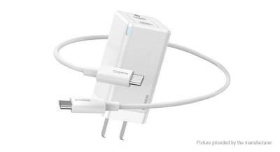 Сетевое зар. устр. Baseus GaN Mini Quick Charger 2C 45W (CCGAN-M02) белое Сетевое зар. устр. Baseus GaN Mini Quick Charger 2C 45W (CCGAN-M02) белое