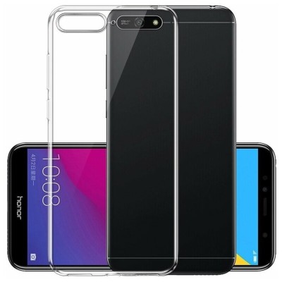 Чехол-накладка силикон 0.33мм Huawei Y6 Prime (2018)//7A прозрачный Чехол-накладка силикон 0.33мм Huawei Y6 Prime (2018)//7A прозрачный
