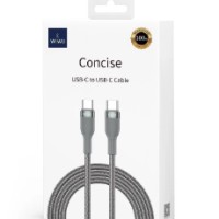 Usb Кабель-зарядка Type-C на Type-C Wiwu Concise Wi-C017 100W 1.2м черный