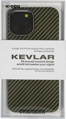 Накладка для i-Phone 13 Pro Max K-Doo Kevlar пластик зелёная Накладка для i-Phone 13 Pro Max K-Doo Kevlar пластик зелёная