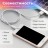 Usb Кабель-зарядка Lightning Hoco X1 Rapid 2.4A 2м силиконовый белый