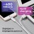 Usb Кабель-зарядка Lightning Hoco X1 Rapid 2.4A 2м силиконовый белый