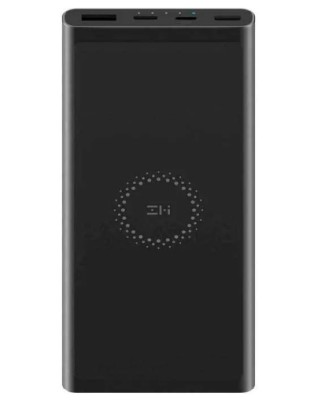Powerbank с функцией беспроводной зарядки ZMI 10000mAh 1USB/1USB-C WPB100 черный Powerbank с функцией беспроводной зарядки ZMI 10000mAh 1USB/1USB-C WPB100 черный
