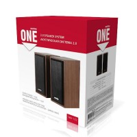 Акустическая система 2.0 Smartbuy One (SBA-102) 2х3Вт дерево корчневая