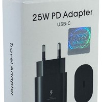 Сетевое зар. устр. для Samsung 25W TYPE-C в упаковке черное (High copy)