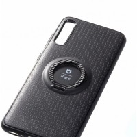 Чехол-накладка для Samsung Galaxy A70 силикон iface с держателем чёрный