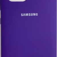 Накладка для Samsung Galaxy M31S Silicone cover фиолетовая