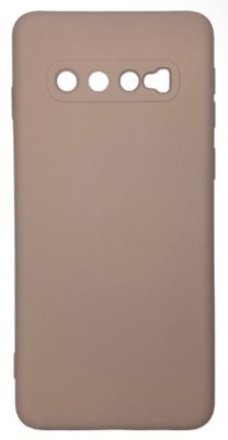 Накладка для Samsung Galaxy S10 Silicone cover без логотипа пудро Накладка для Samsung Galaxy S10 Silicone cover без логотипа пудро