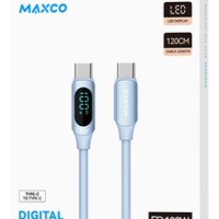 Usb Кабель-зарядка Type-C на Type-C Maxco MS05CC LED 100W 1.2м синий
