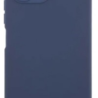 Накладка для Xiaomi Mi 11 Lite Silicone cover без логотипа темно-синяя