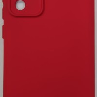 Накладка для Xiaomi Redmi 12X силикон матовый красный