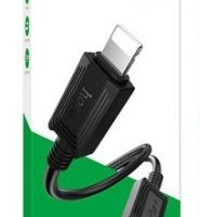 Usb Кабель-зарядка Lightning Hoco X73 Fast Charging 2.4A 1м силиконовый черный