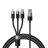 Usb Кабель-зарядка Micro+Lightning+Type-C Baseus StarSpeed 3.5A 0.6м (P10319900111-00) чёрный