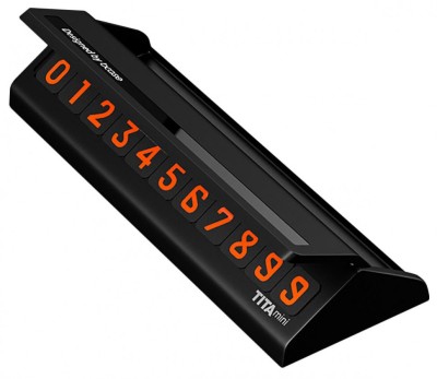 Парковочная карта Xiaomi Bcase TITA Mini Temporary Parking Card черная Парковочная карта Xiaomi Bcase TITA Mini Temporary Parking Card черная