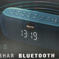 Bluetooth колонка Walker WSP-150 BT5.0/10Вт/1200mAh/3ч/часы черная