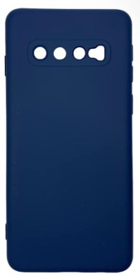 Накладка для Samsung Galaxy S10 Silicone cover без логотипа темно-синяя Накладка для Samsung Galaxy S10 Silicone cover без логотипа темно-синяя