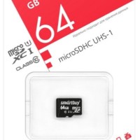 micro SDXC карта памяти Smartbuy 64GB Class 10 LE (без адаптера)