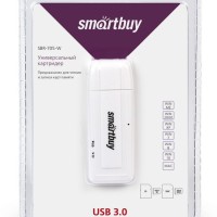 Картридер USB3.0 MicroSD/SD/TF Smartbuy 705 (SBR-705-W) белый