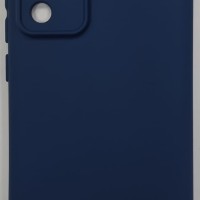 Накладка для Xiaomi Redmi 12X силикон матовый синий