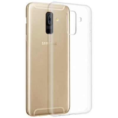Чехол-накладка силикон 0.33мм Samsung Galaxy A6 Plus (2018) прозрачный Чехол-накладка силикон 0.33мм Samsung Galaxy A6 Plus (2018) прозрачный