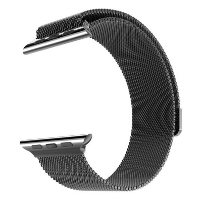 Сменный браслет для Apple Watch 38-40mm Milano №03 графитовый Сменный браслет для Apple Watch 38-40mm Milano №03 графитовый