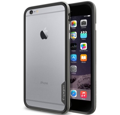 Бампер Spigen для i-Phone 6 Plus Neo Hybrid EX Series SGP11057 стальной Бампер Spigen для i-Phone 6 Plus Neo Hybrid EX Series SGP11057 стальной
