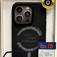 Накладка для i-Phone 15 Pro Wiwu Magsafe LCC-107 под карбон