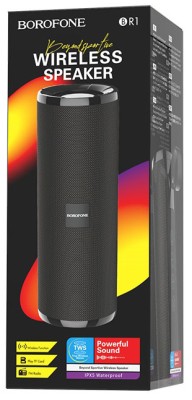 Bluetooth колонка Borofone BR1 BT5.0/1200mAh/3ч/10Вт/MicroSD/FM черная Bluetooth колонка Borofone BR1 BT5.0/1200mAh/3ч/10Вт/MicroSD/FM черная