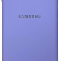 Накладка для Samsung Galaxy S10 Silicone cover без логотипа лаванда