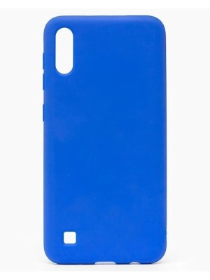 Накладка для Samsung Galaxy A10 Silicone cover синяя Накладка для Samsung Galaxy A10 Silicone cover синяя