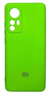 Накладка для Xiaomi 12 Silicone cover без логотипа салатовая Накладка для Xiaomi 12 Silicone cover без логотипа салатовая