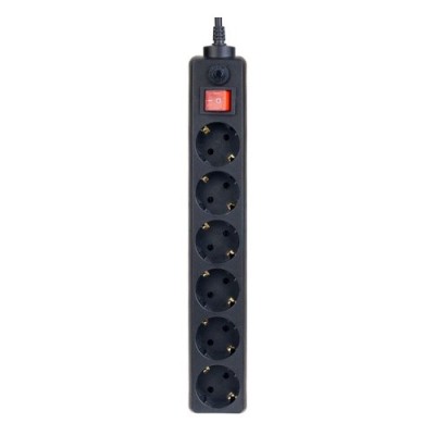 Сетевой фильтр Perfeo Power+ (PF-PP-6/5,0-B) 5м/6 розеток черный Сетевой фильтр Perfeo Power+ (PF-PP-6/5,0-B) 5м/6 розеток черный