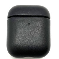 Кожаный чехол для AirPods 1/2 K-DOO LuxCraft черный