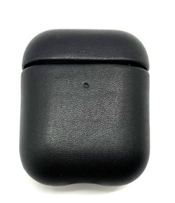 Кожаный чехол для AirPods 1/2 K-DOO LuxCraft черный Кожаный чехол для AirPods 1/2 K-DOO LuxCraft черный