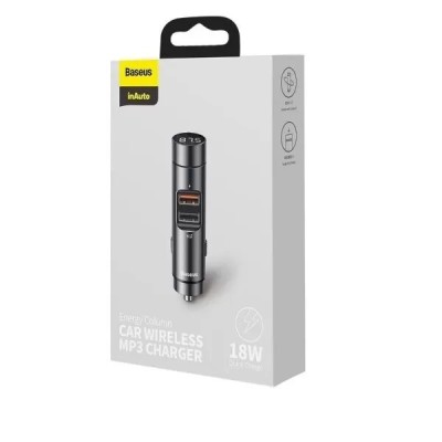 Автомобильное заряд. устр. Baseus Energy Car Wireless 2USB 3.1A 18W Wireless 5.0 (CCNLZ-C0G) серебри Автомобильное заряд. устр. Baseus Energy Car Wireless 2USB 3.1A 18W Wireless 5.0 (CCNLZ-C0G) серебри