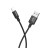 Usb Кабель для зарядки Apple Hoco Times speed Lightning  1м 2.0A в тканевой оплётке чёрный