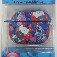 Силиконовый светящийся в темноте чехол для AirPods 3 Luxo Kaws рисунок №50