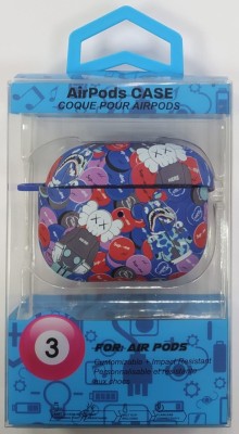 Силиконовый светящийся в темноте чехол для AirPods 3 Luxo Kaws рисунок №50 Силиконовый светящийся в темноте чехол для AirPods 3 Luxo Kaws рисунок №50