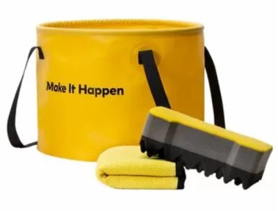 Набор для уборки Xiaomi HOTO Outdoor Wash Kit (ведро складное, тряпка, губка) желтый Набор для уборки Xiaomi HOTO Outdoor Wash Kit (ведро складное, тряпка, губка) желтый