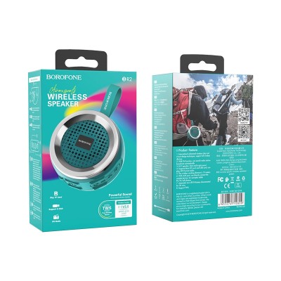 Bluetooth колонка Borofone BR2 BT5.0/500mAh/2ч/3Вт/TF зеленая Bluetooth колонка Borofone BR2 BT5.0/500mAh/2ч/3Вт/TF зеленая