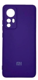 Накладка для Xiaomi 12 Silicone cover без логотипа фиолетовая Накладка для Xiaomi 12 Silicone cover без логотипа фиолетовая