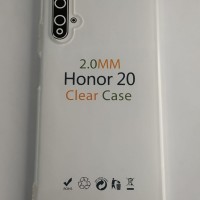 Чехол-накладка силикон 2.0мм Huawei Honor 20 прозрачный