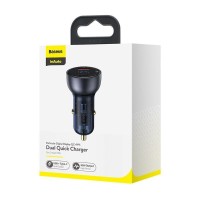 Автомобильное заряд. устр. Baseus Particular 1USB/1C 3.1A 65W (CCKX-C0G) серое