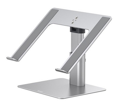 Подставка для ноутбука Baseus Metal Adjustable Laptop Stand (LUJS000012) серебристая Подставка для ноутбука Baseus Metal Adjustable Laptop Stand (LUJS000012) серебристая