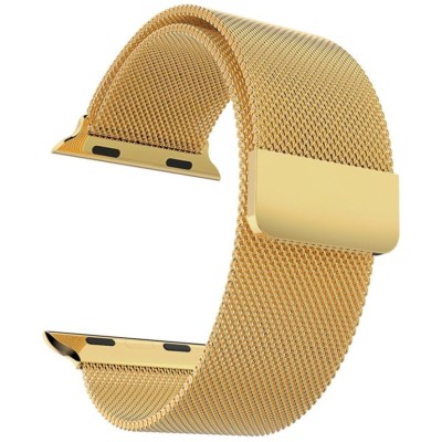Сменный браслет для Apple Watch 38-40mm Milano №09 золотой Сменный браслет для Apple Watch 38-40mm Milano №09 золотой